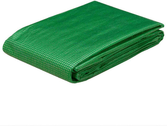 vidaXL Αδιάβροχος Μουσαμάς 140gr/m² 8x8μ. Ελαφρού Τύπου Πράσινος