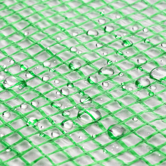 vidaXL Αδιάβροχος Μουσαμάς 140gr/m² 8x8μ. Ελαφρού Τύπου Πράσινος