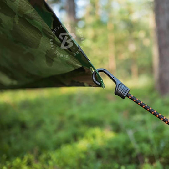 Bradas CAMOforest Αδιάβροχος Μουσαμάς 90gr/m² 5x4μ. Ελαφρού Τύπου Χακί