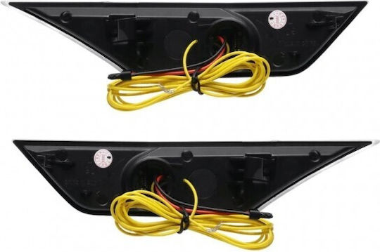 Светлини За Контур Flash LED Honda Civic Динамични 2 1 Бели Кехлибарени 33800temm01