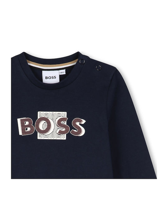 Kids Long-sleeved Blue Blouse
