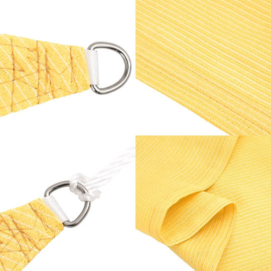 vidaXL Dreieck Sonnensegel Beige Mit Hoop 3m 160gr/m²