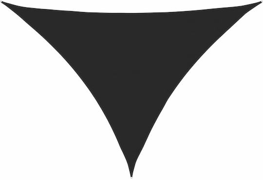 vidaXL Triunghi Umbrela Sail Negru Cu cerc & cu strat PU 3x3x4.24m confecționat din țesătură Oxford