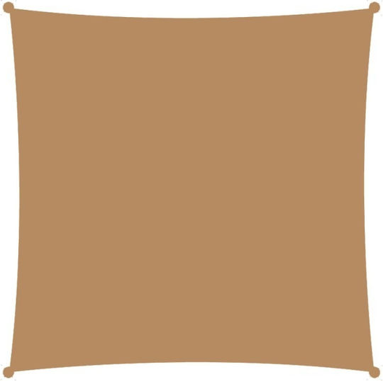 Showood Квадрат Shade Sail Бежов 5x5m 230гр/кв.м