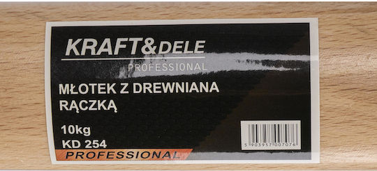 Ciocan cu Mâner din Lemn 10 Kg Kraft&dele Kd254