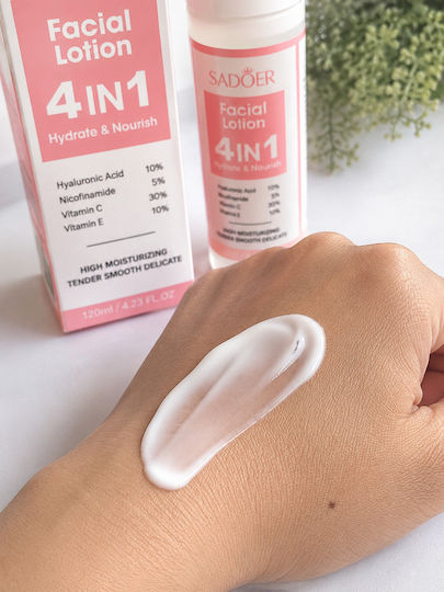 Loțiune Tonifiantă pentru Față cu Vitamina C, Niacinamidă & Acid Hialuronic 120ml