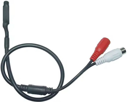 Tele Microfon pentru sisteme CCTV cu conectori de alimentare MIC-001