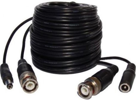 Connection Cable for CCTV Systems Black 18087