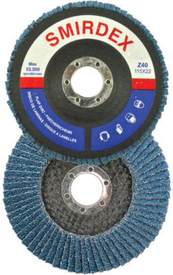 Smirdex Schleifscheibe Zirkonium Metall 125mm Ρ120