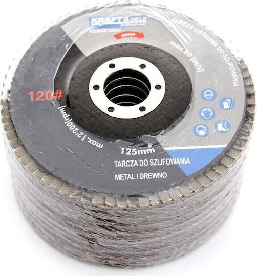 Universal Sanding Disc Metal Wood 125 Mm P80 Kraft&dele Kd967