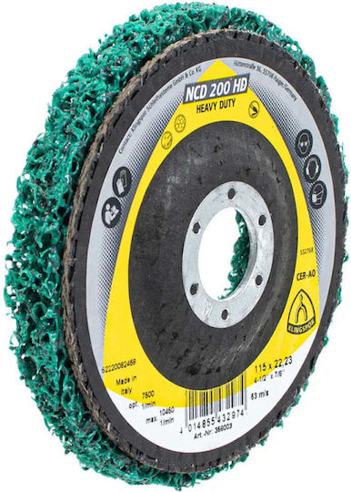 Калъфен Диск 115x22.23 мм Klingspor Ncd 200 Тежка Употреба