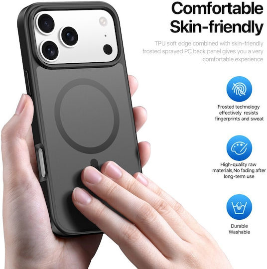 Dux Ducis Back Cover Σιλικόνης / Πλαστικό Μαύρο (iPhone 17 Pro Max)