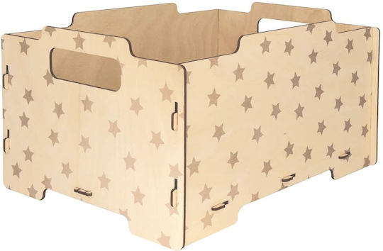 Ango Kinder Spielzeugkiste Aus Holz Grau 26,5x34,5x18,5cm 2Stücke