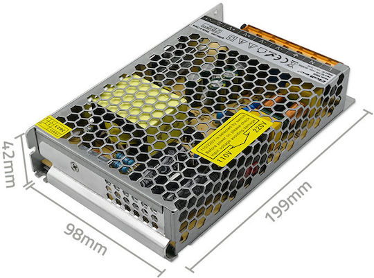 Qoltec LED Захранване IP20 Мощност 150W с Изходно Напрежение 12V