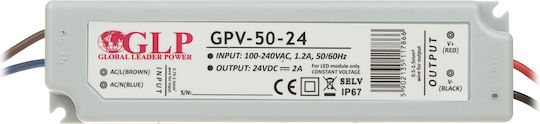 Premium Lux 2 Sursă de alimentare LED Etanș IP67 Putere 48W cu Tensiune de Ieșire 24V