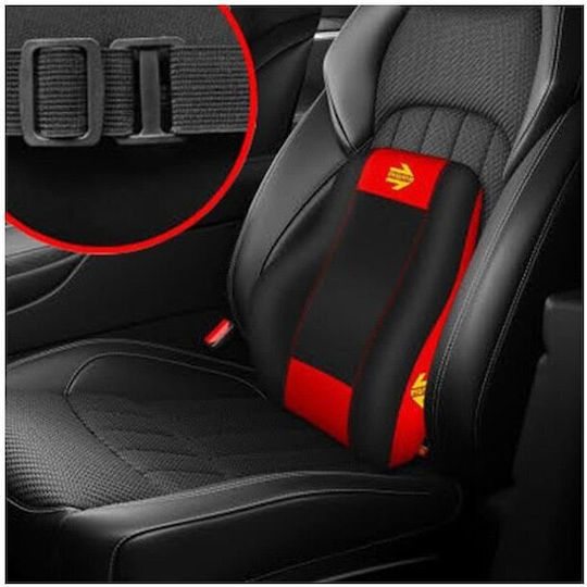 Momo MOMLLSECBR Pernă Auto Perne lombare pentru scaun de curse în Culoare Roșu