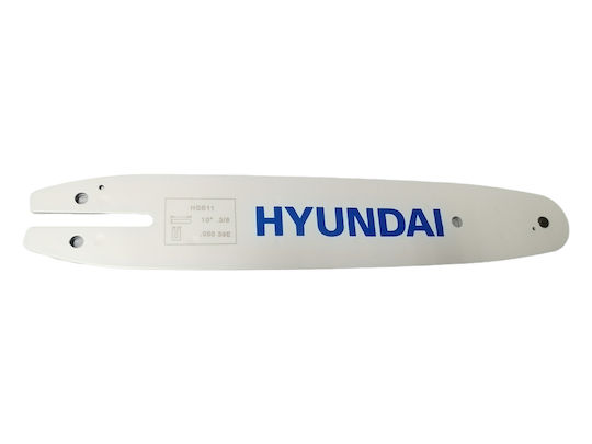 Hyundai HGB11 Лама за бензинова моторна пила 25см за верига със Стъпка 3/8"LP - 3/8-инчово LP, Дебелина на водачите .050"-1.3мм и Брой водачи 39E