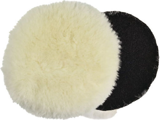 Benman Polishing Fur 125mm made of Natural Wool Velcro 71960