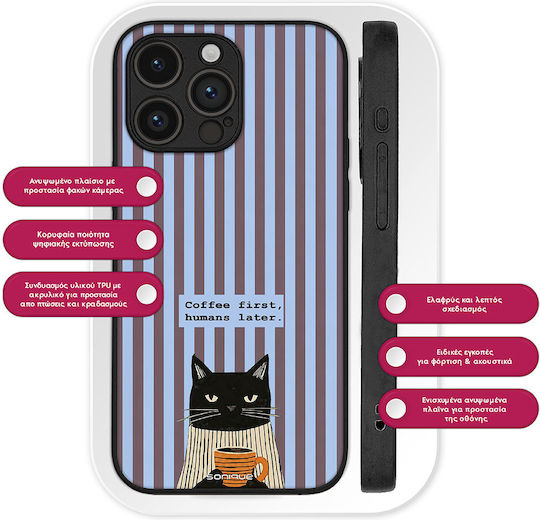 Sonique Hülle Stripe Stories Series Series Realme 10 4G Humans Later