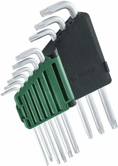 Bosch Σετ 9 Κλειδιά Torx