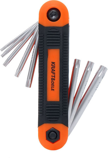 Kraft & Dele Σετ 8 Κλειδιά Torx