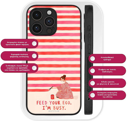 Sonique Stripe Stories Series Case Realme 14 5G Realme 14T 5G Feed Your Ego