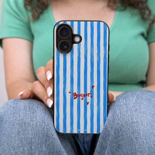Sonique Stripe Stories Series Handyhülle Honor 90 Lite 5G Bonjour Blau