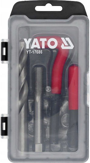 Yato YT-17686 Thread Repair Kit M14x1.25mm Set 15 Pieces