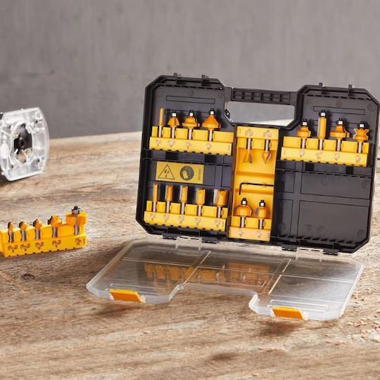 DEWALT Cutter Set for Wood 8mm 22pcs