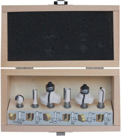Makita Cutter Set 8mm 6 Pieces