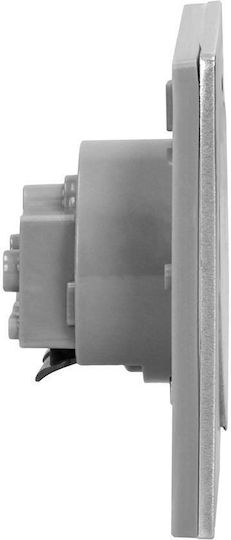 Orno Power Socket Gray 1pcs