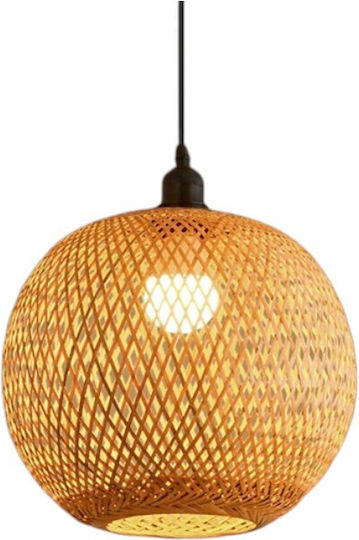 Corp de iluminat suspendat Boho cu soclu E27 40x40 cm