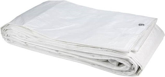 Grasher Waterproof Tarpaulin 120gr/m² 5x4m. Light Type White