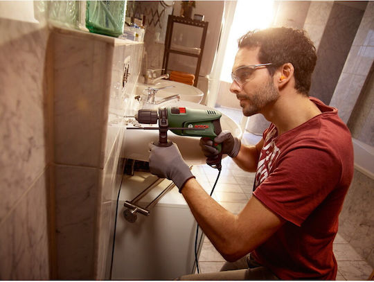 Bosch EasyImpact 600 Κρουστικό Δράπανο 600W με Θήκη