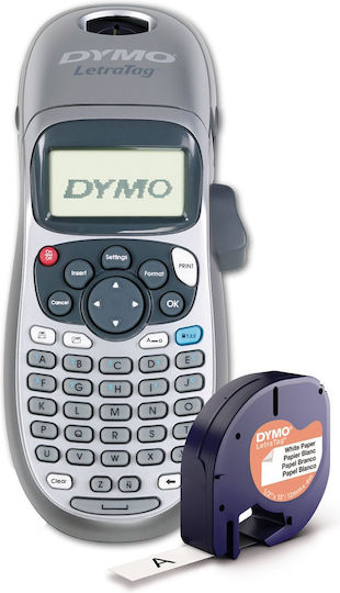 Dymo Letratag Ηλεκτρονικός Ετικετογράφος Χειρός σε Γκρι Χρώμα