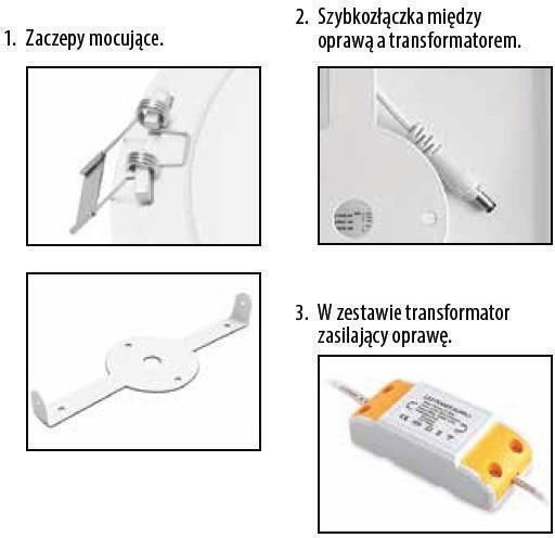 Gtv Кръгла Вграден LED Панел 24W с Топло бяло Светлина 3000К