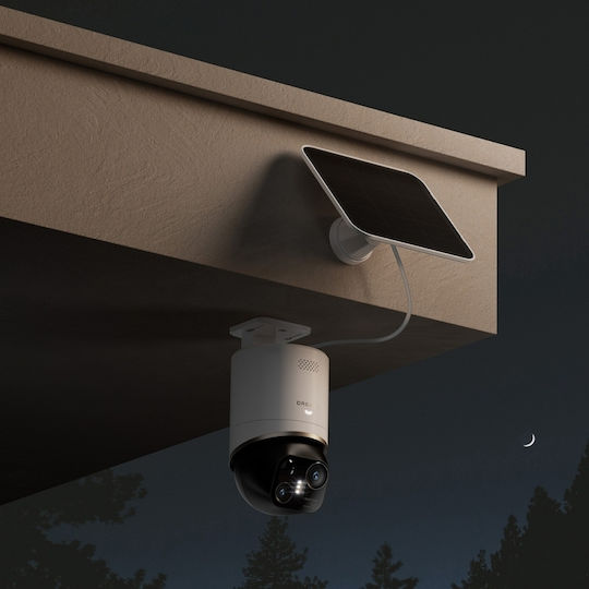 Dreame Navo Elite 1 Outcam IP Двойна Камера За Видеонаблюдение Wi-Fi 4K Водоустойчива На Батерии С Двупосочна Комуникация