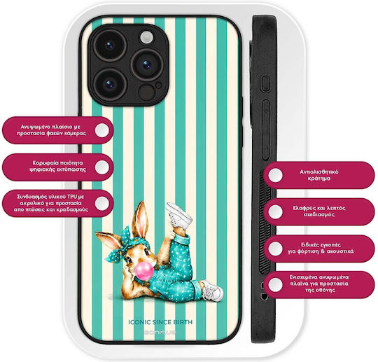 Sonique Stripe Stories Series Honor Magic8 Lite 5g Iconic Bunny Mobile Phone Case
