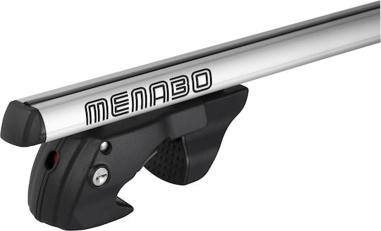 Menabo Bare De Acoperiș Din Aluminiu Sherman XL Argintii 135 Cm Culoare BMW X5 E70 5 Uși 2006>2010 Bare Ridicate Bare Paralele Set 2 Buc 9470/mb Mp.9470/mb-23