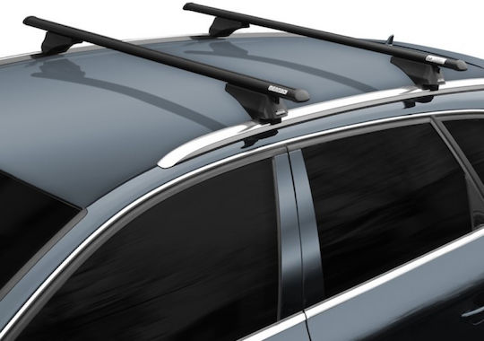 Menabo Bare De Acoperiș Din Aluminiu Tiger XL Negru 1315 Cm Culoare Neagră BMW X1 E84 5 Uși 2009>2012 Bare Flush Sau Ridicate-2 Buc 8600/mb Mp.8600/mb-18