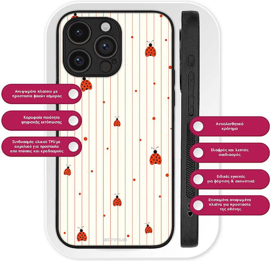 Калъф Sonique Stripe Stories Series Oppo Reno15 5G Пеперудка