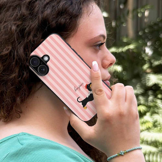 Husă Sonique Stripe Stories Series OnePlus Nord CE 5G Bonjour Puppy