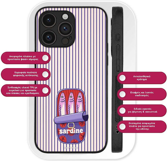 Sonique Stripe Stories Series Huawei Nova 10 Pro Sardine Handyhülle