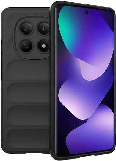 Magic Shield Umschlag Rückseite Silikon Schwarz (Redmi Note 15 / Poco M8)
