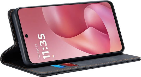 Wallet Piele artificială / Piele Negru (Motorola Moto G57 Power, Motorola Moto G67 Power)