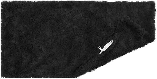 vidaXL Μαξιλάρι Καναπέ Heerlen Fleece Μαύρο 50x75εκ.