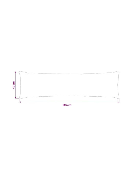 vidaXL Μαξιλάρι Καναπέ Heerlen Ανοιχτό Γκρι 40x145εκ.