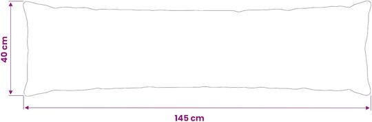 vidaXL Възглавница за диван Heerlen от Кадифе Тъмнозелен 40x145см
