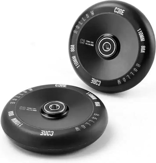 Тръбен Колело за Ролери Core Hollow V2 110 мм Черен