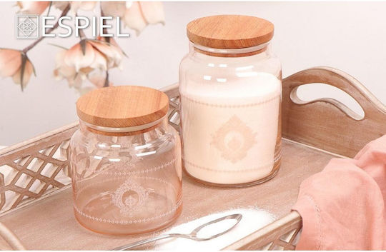Espiel Helen General Use Jar with Lid Glass Transparent 890ml